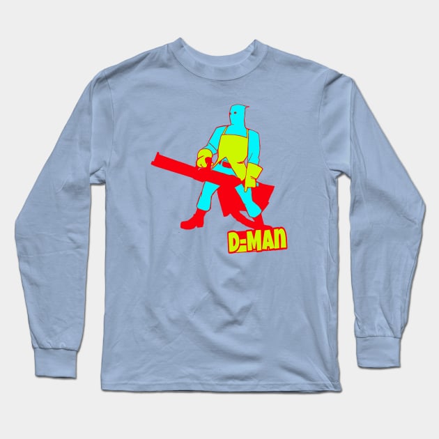 D-Man Long Sleeve T-Shirt by JacJaq